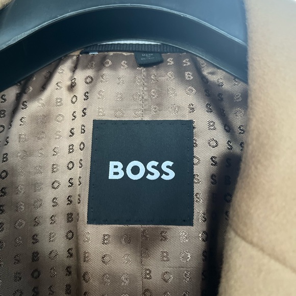 BOSS SLIM FIT NEW MENS COAT IN VIRGIN WOOL AND CASHMERE SIZE 42R - Picture 11 of 14